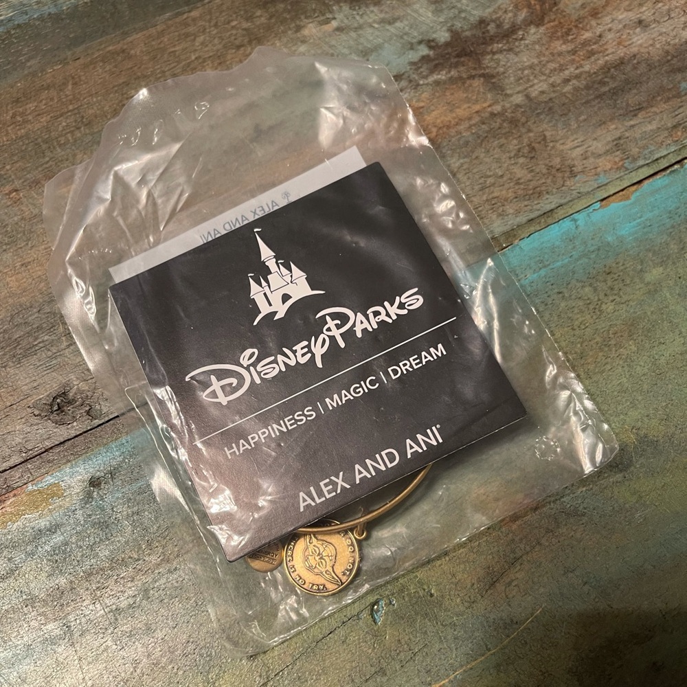 Disney Parks Alex and Ani Yoda Charm Bracelet